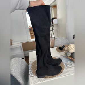 Steve Madden Odessa Black Over The Knee Boots Size 8